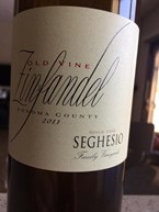 Seghesio Sonoma County California Zinfandel 2011